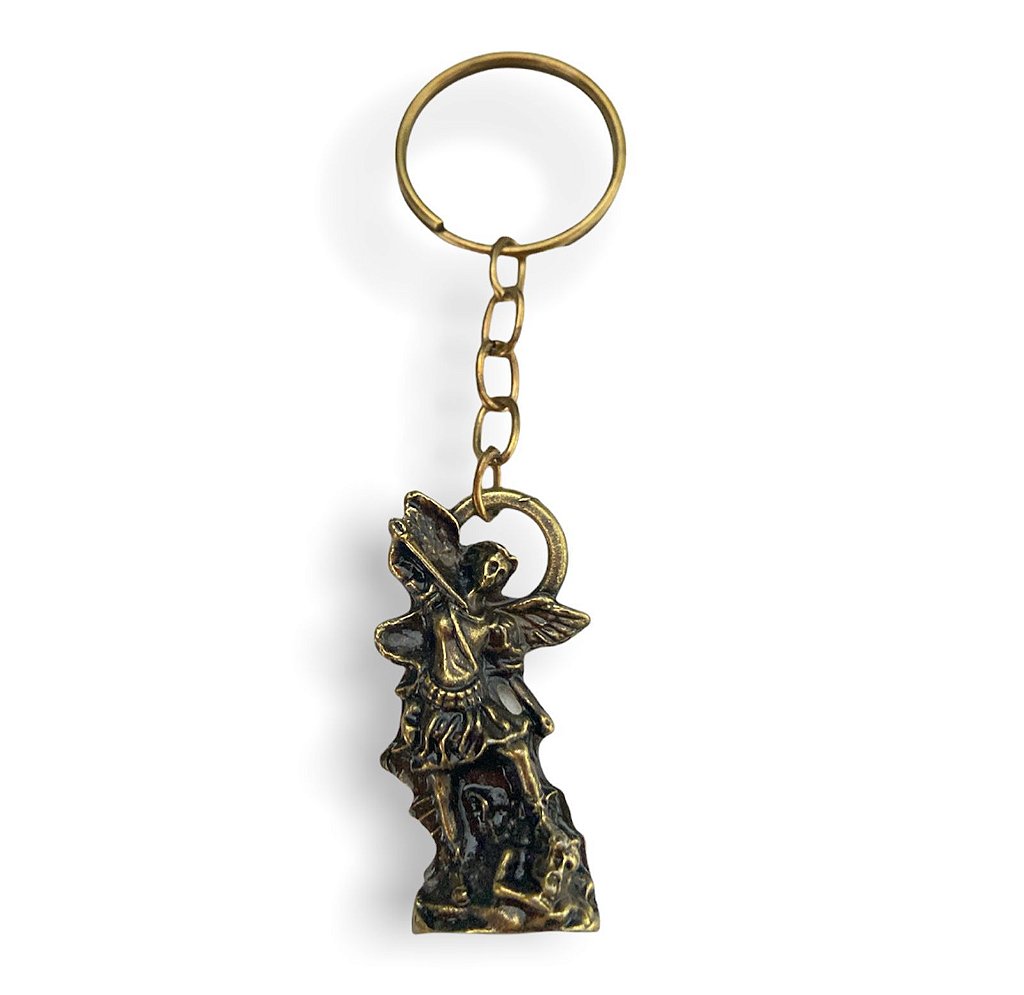 Chaveiro De São Miguel Arcanjo Metal Zamak