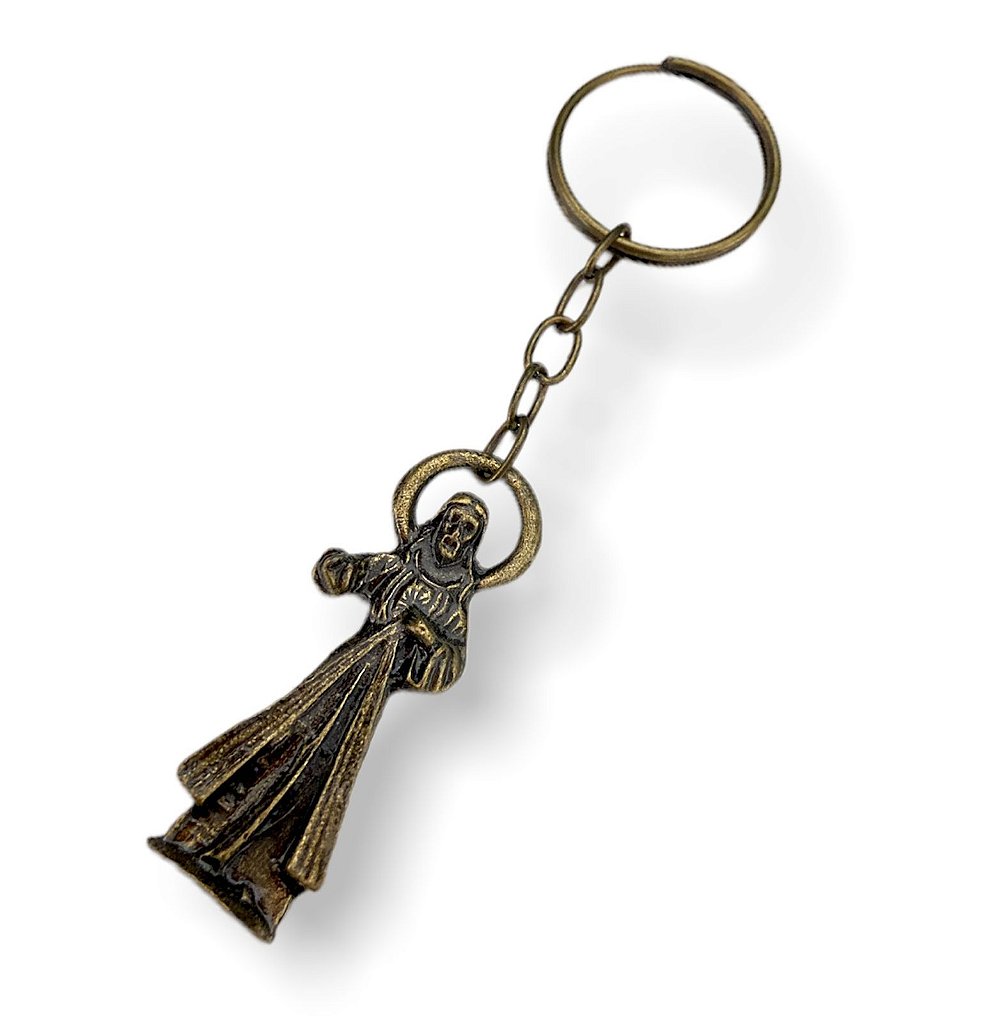 12 Chaveiros De Jesus Misericordioso Metal Zamak