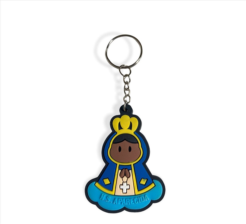 Chaveiro Emborrachado Nossa Senhora Aparecida