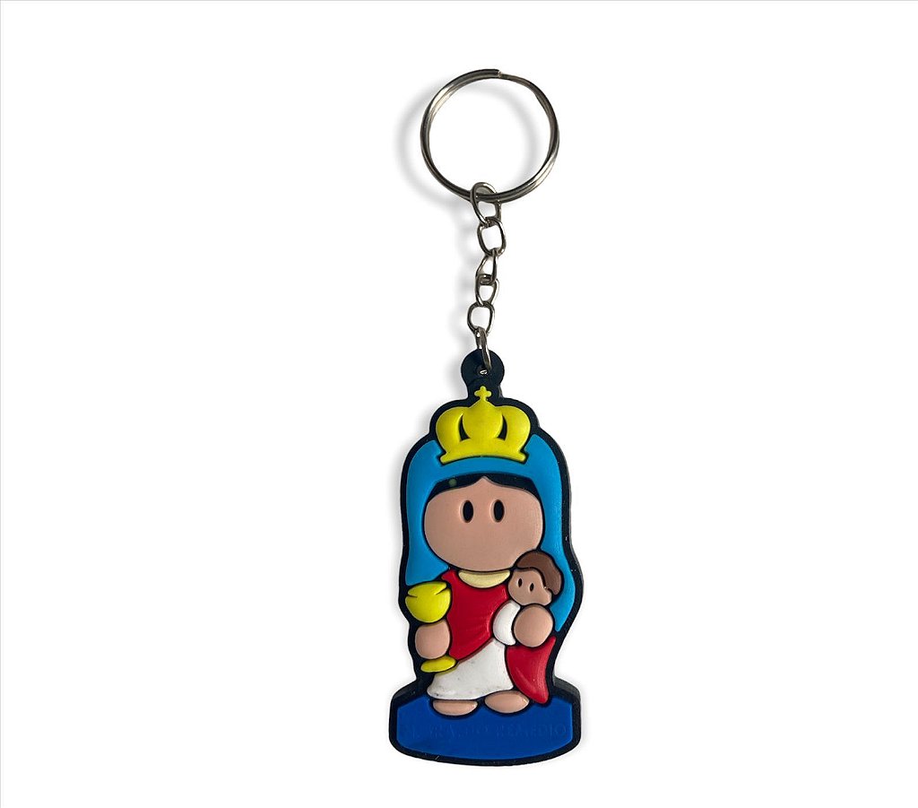 10 Chaveiro Emborrachado Nossa Senhora do Remedio