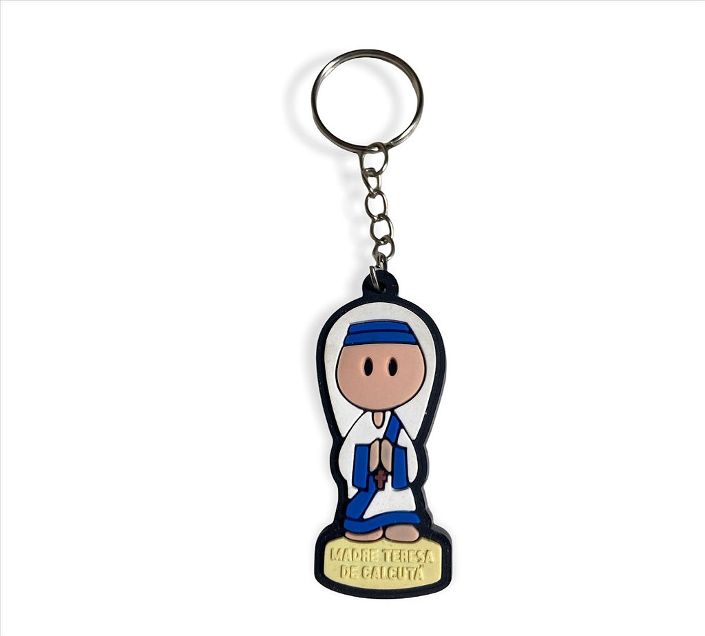 Chaveiro Emborrachado Madre Teresa de Calcutá