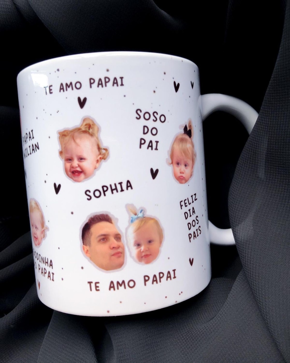 Caneca Rostinhos