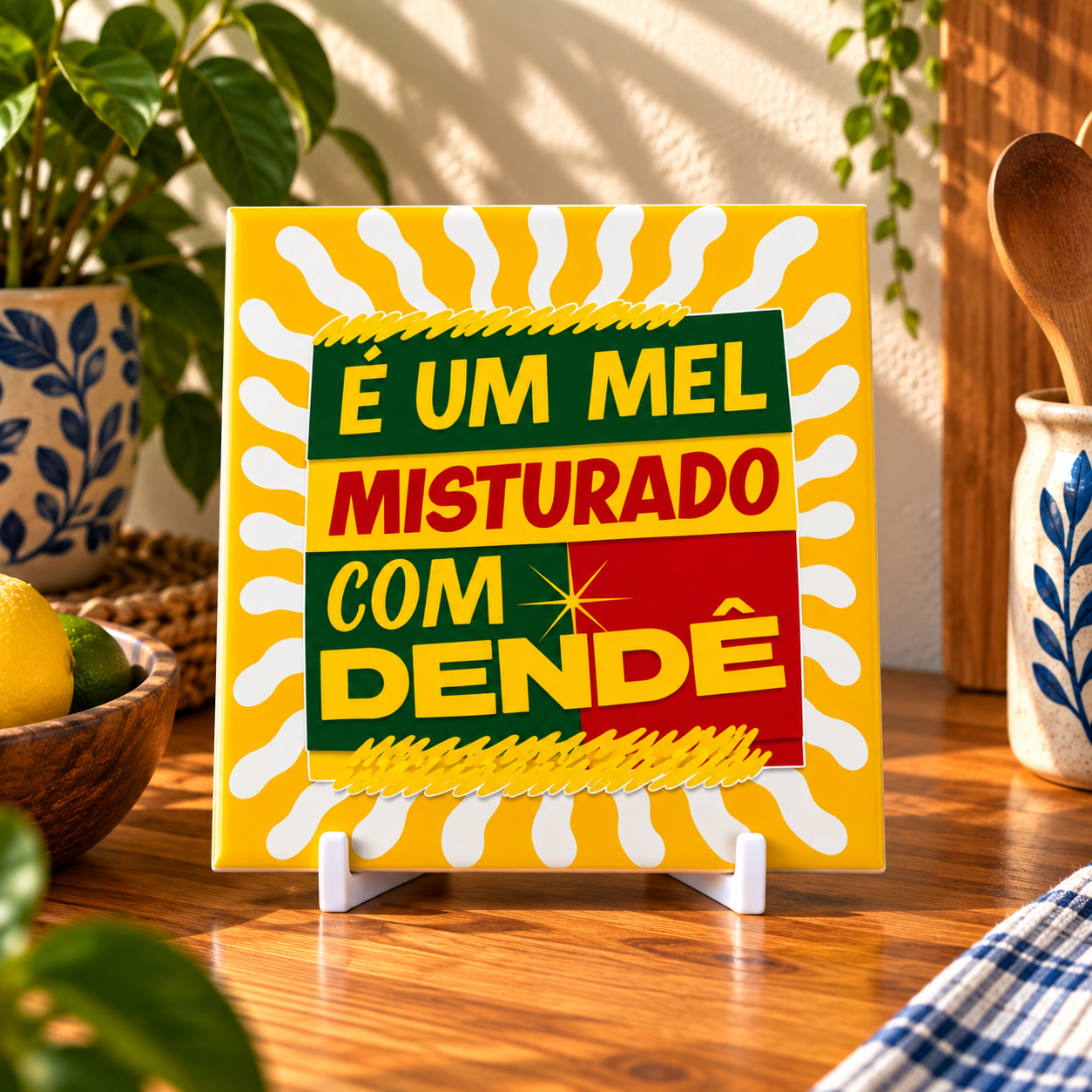 Coleção Brasilidades — Azulejos Frases