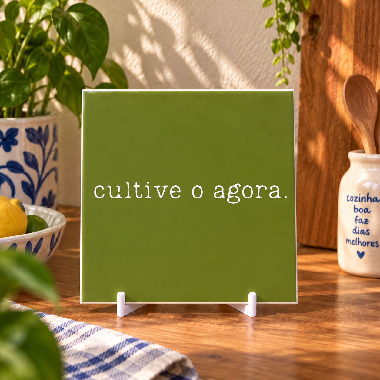 Coleção Brasilidades — Azulejos Frases