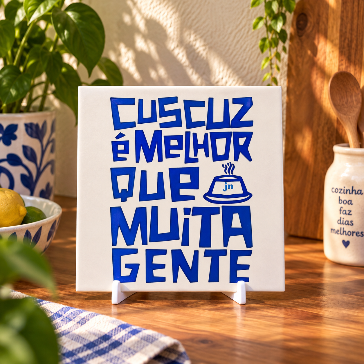 Coleção Brasilidades — Azulejos Frases