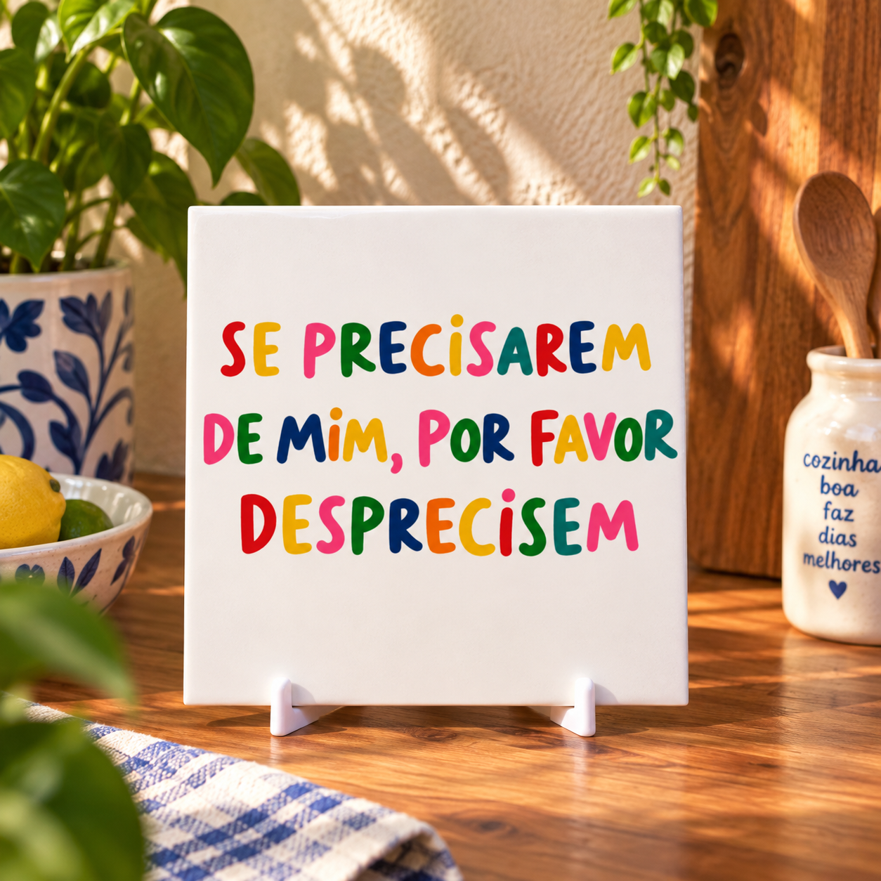 Coleção Brasilidades — Azulejos Frases