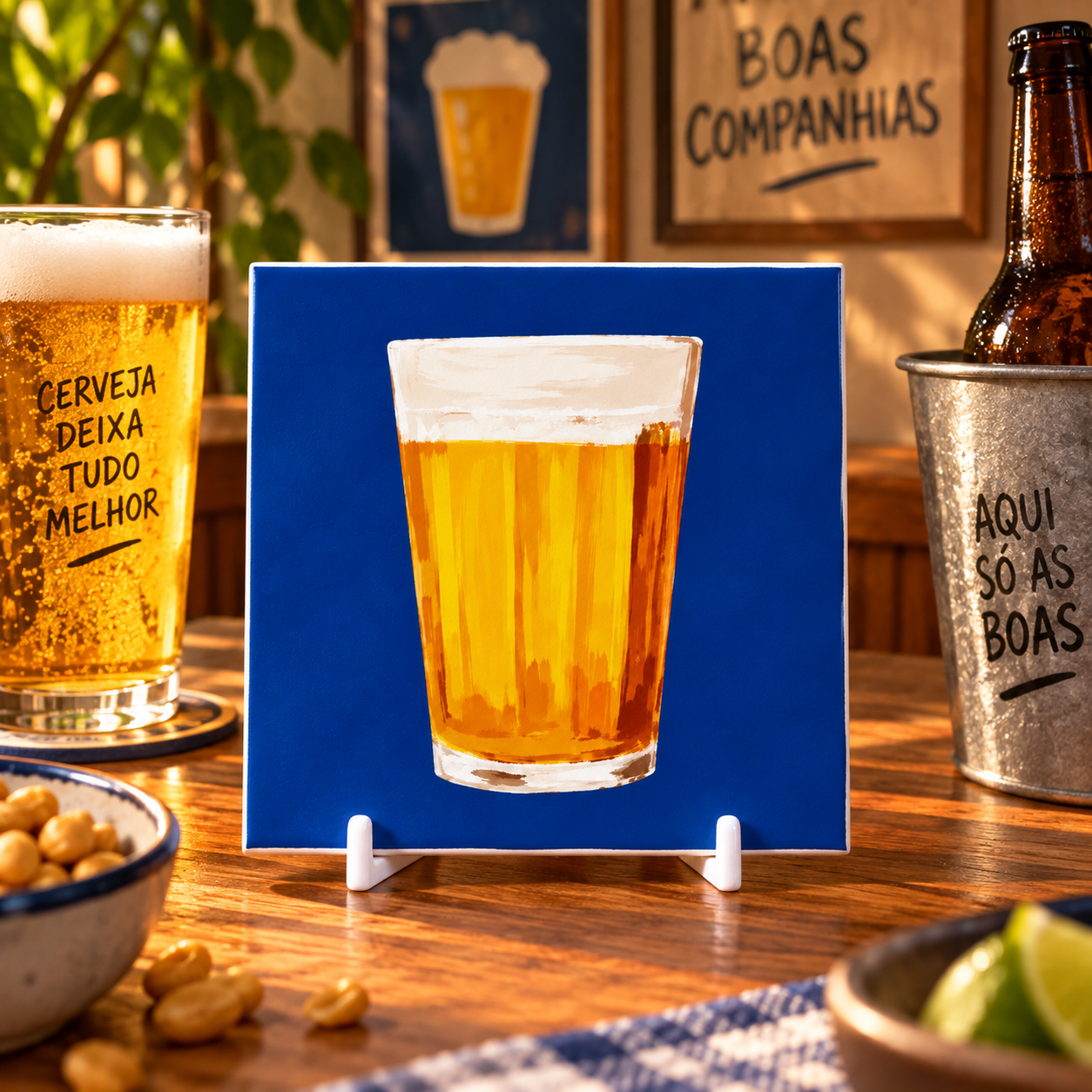 Coleção Brasilidades — Azulejos Cervejinha