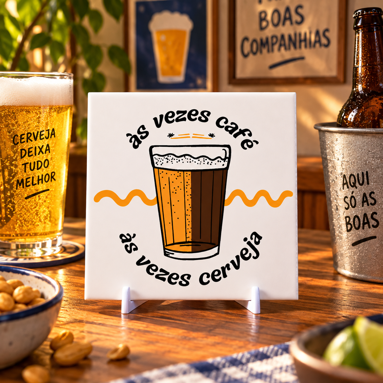 Coleção Brasilidades — Azulejos Cervejinha