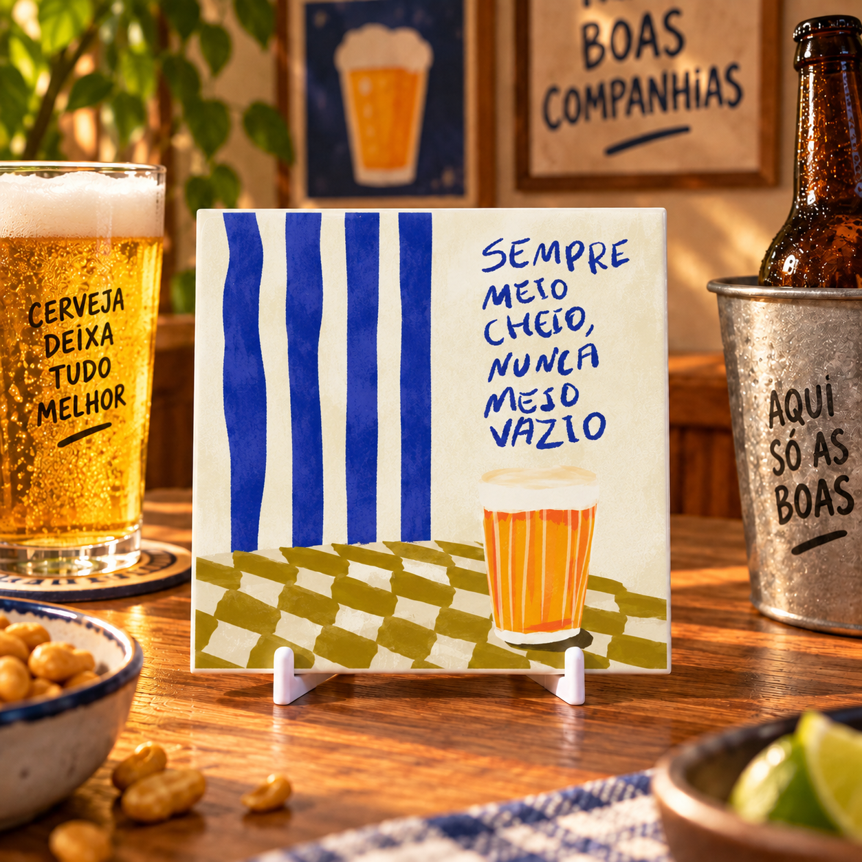 Coleção Brasilidades — Azulejos Cervejinha
