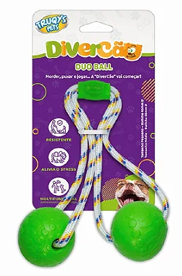 Brinquedo Duo Ball Divercão Médio - Verde