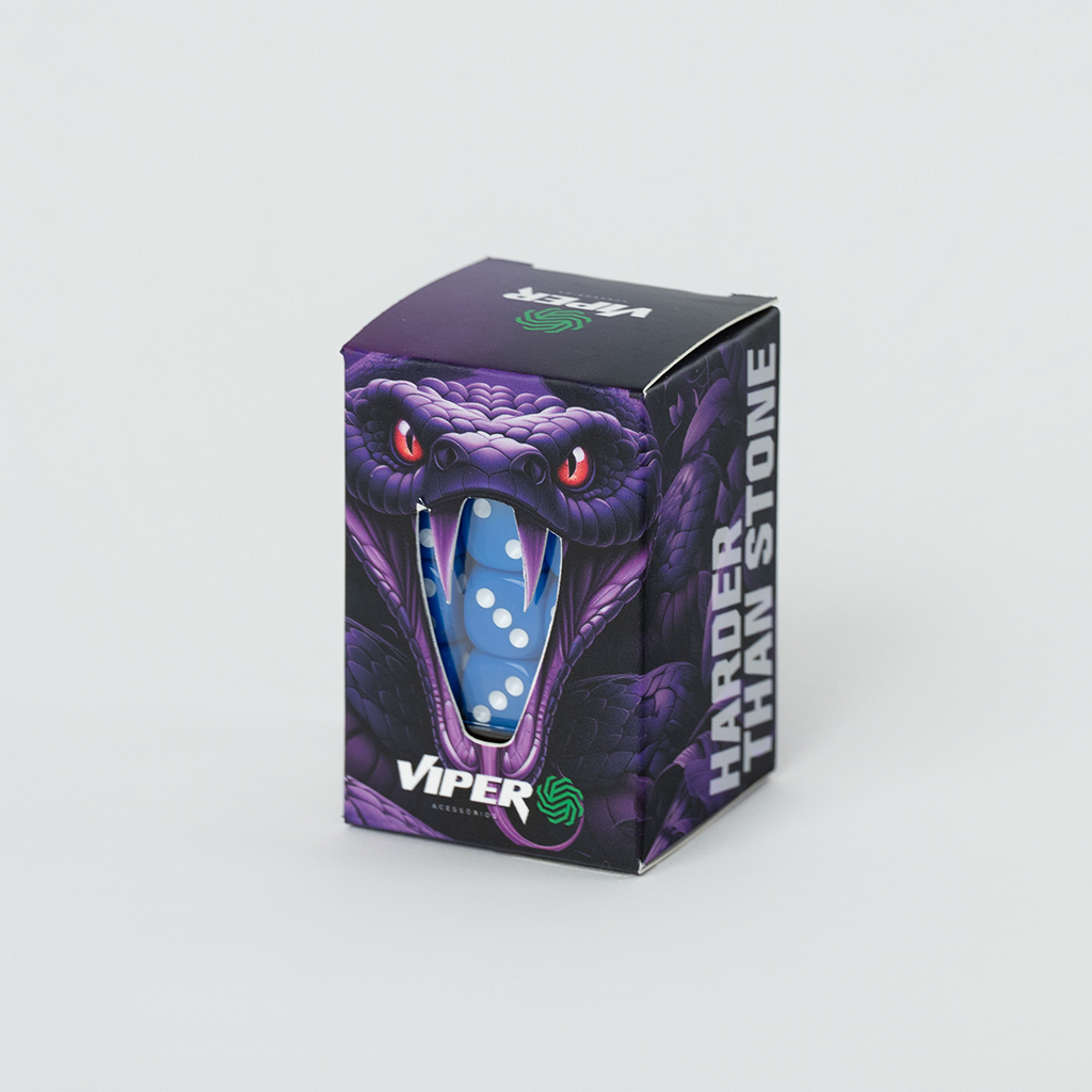 Conjunto de 36 dados D6 Viper - Azul