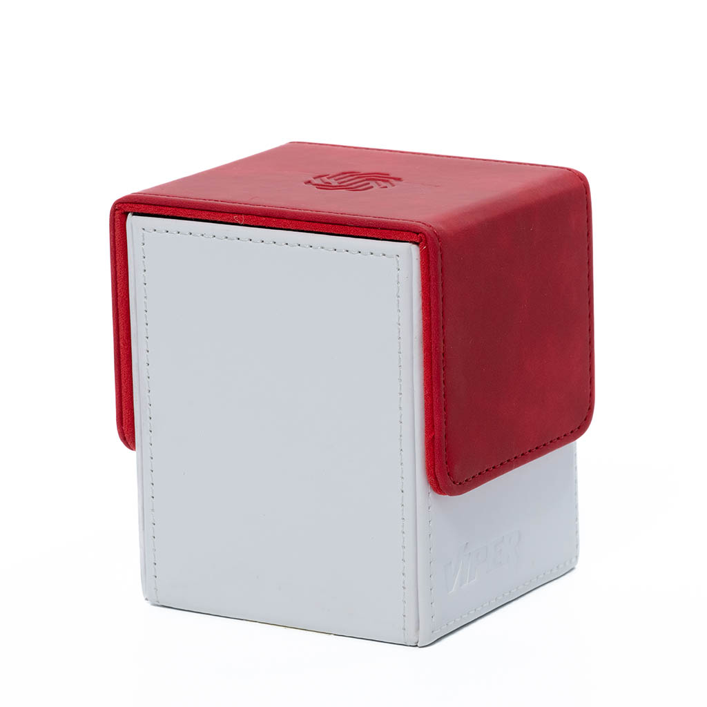 Deckbox Viper Showcase 100+ Branco E Vermelho Card Game