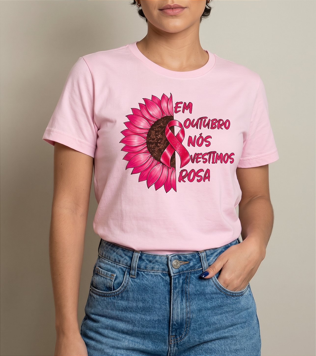 T-shirt Vestimos Rosa - Rosa