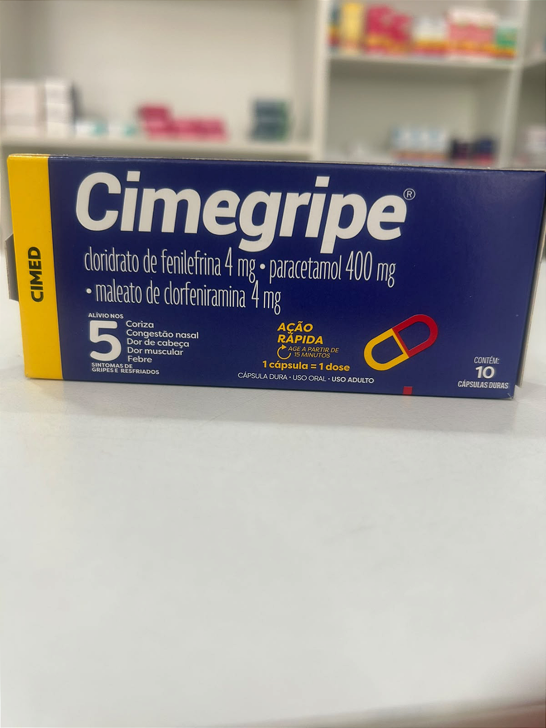 Cimegripe c 10 cps