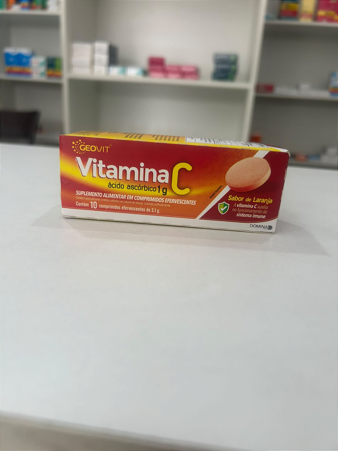 VITAMINA C EFERVESCENTE 1G C/10CPS