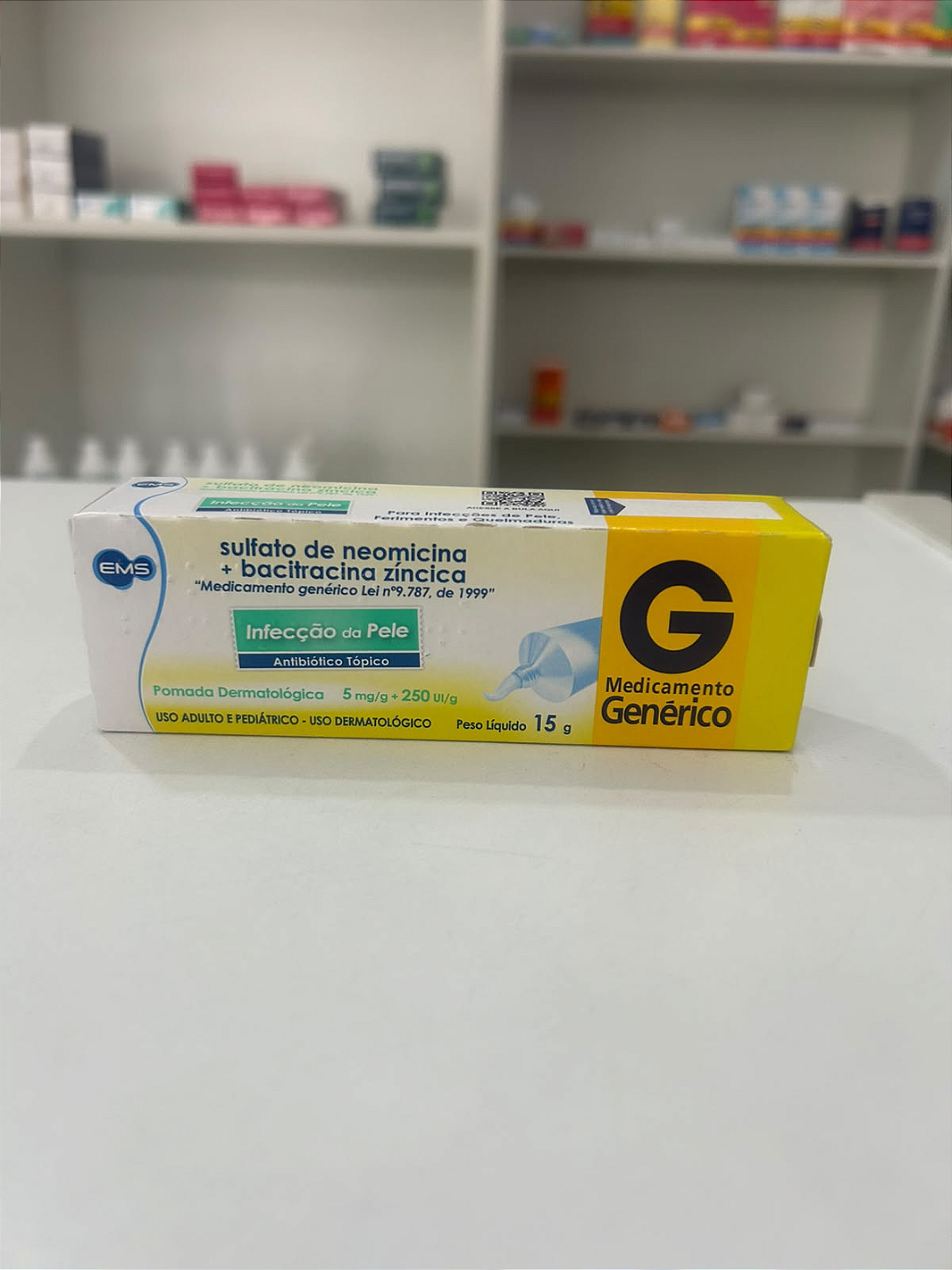 SULFATO DE NEOMICINA+BACITRACINA ZINCICA POM BG 15G