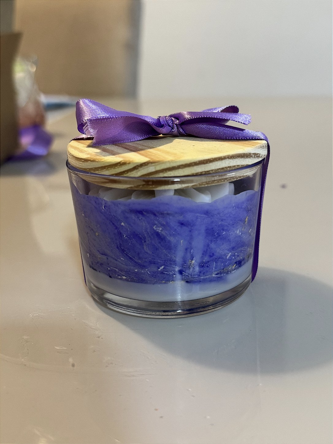Vela artesanal lavanda francesa