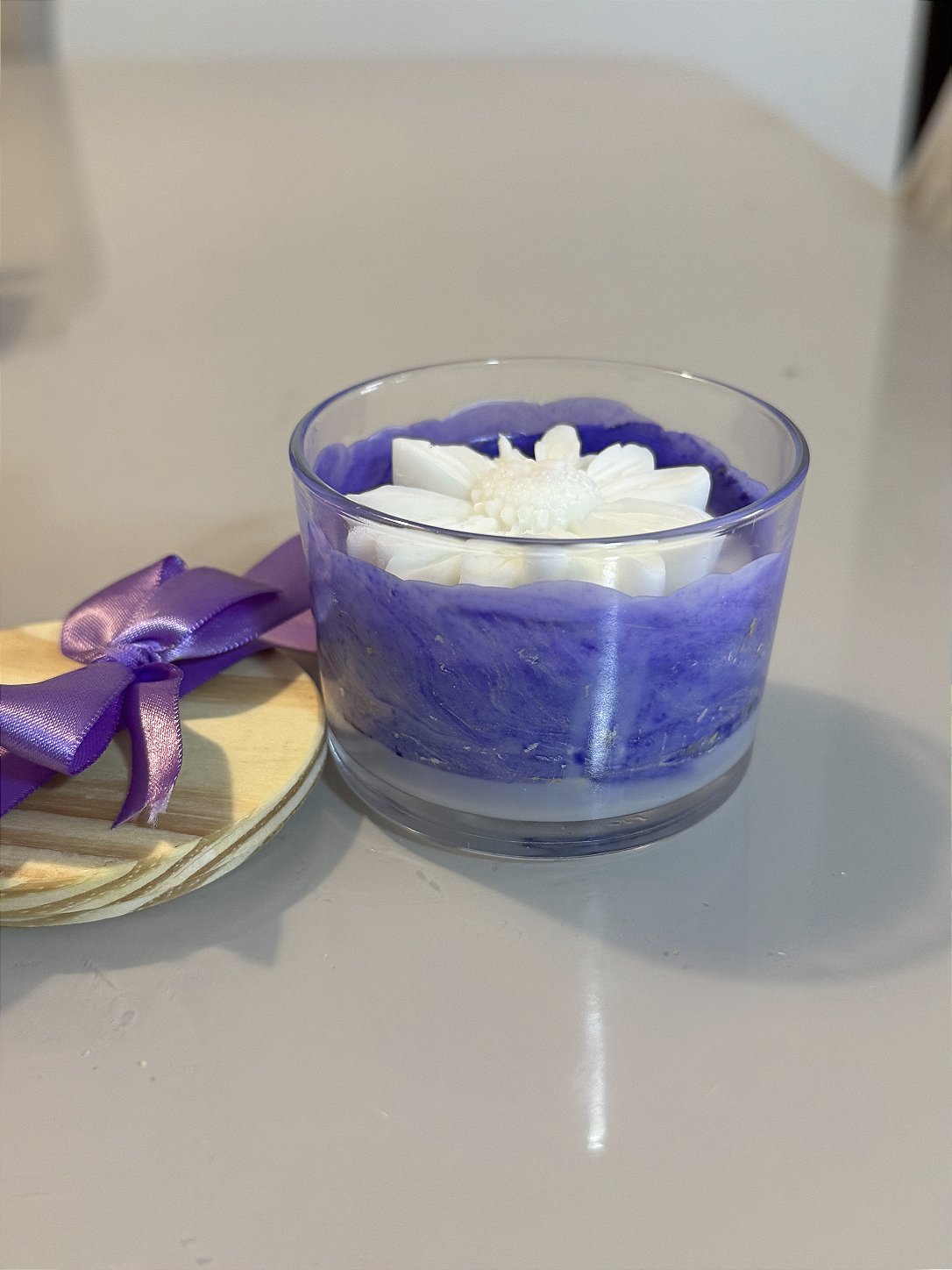 Vela artesanal lavanda francesa
