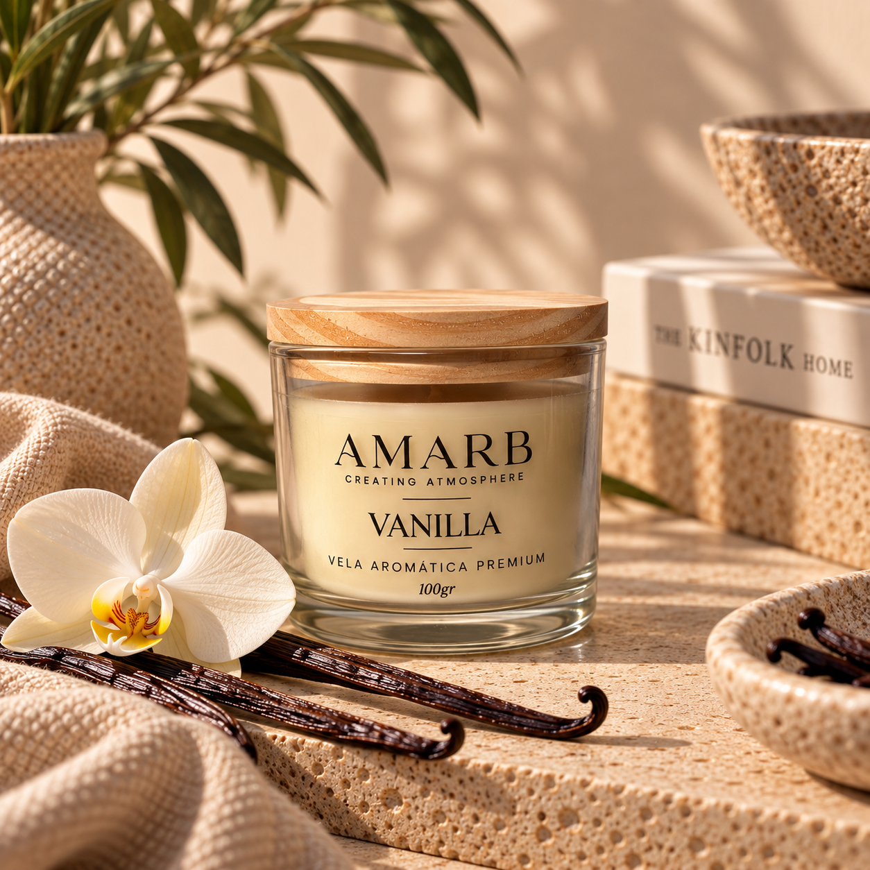 Vela Aromática Essential - Vanilla
