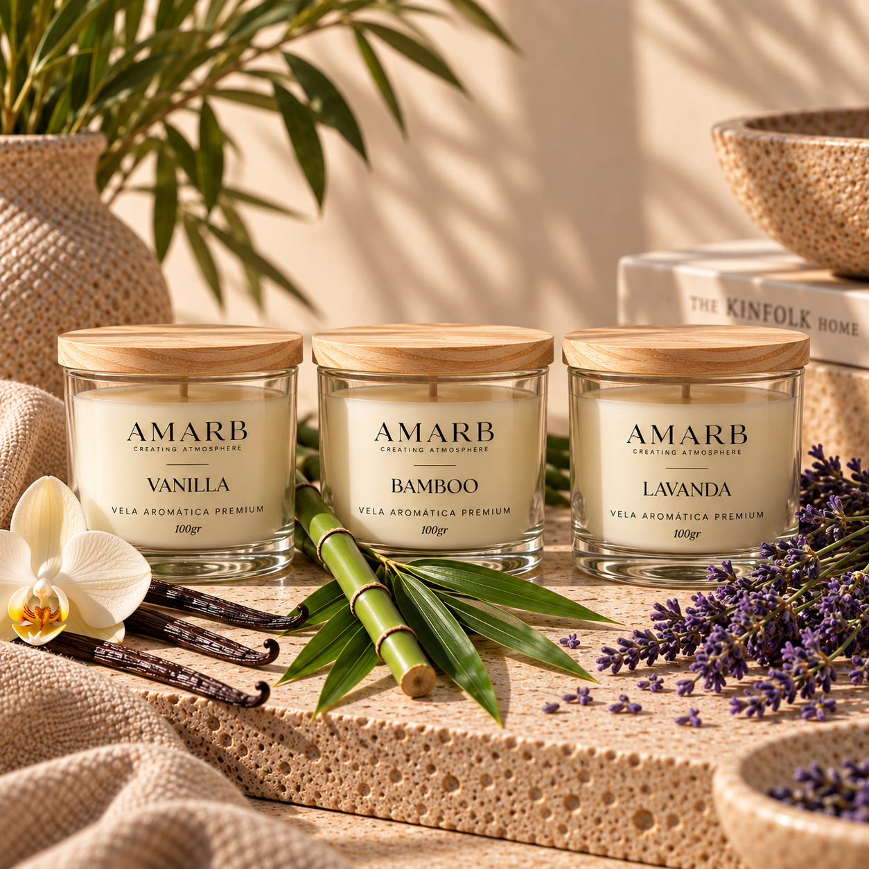 Vela Aromática Essential - Vanilla