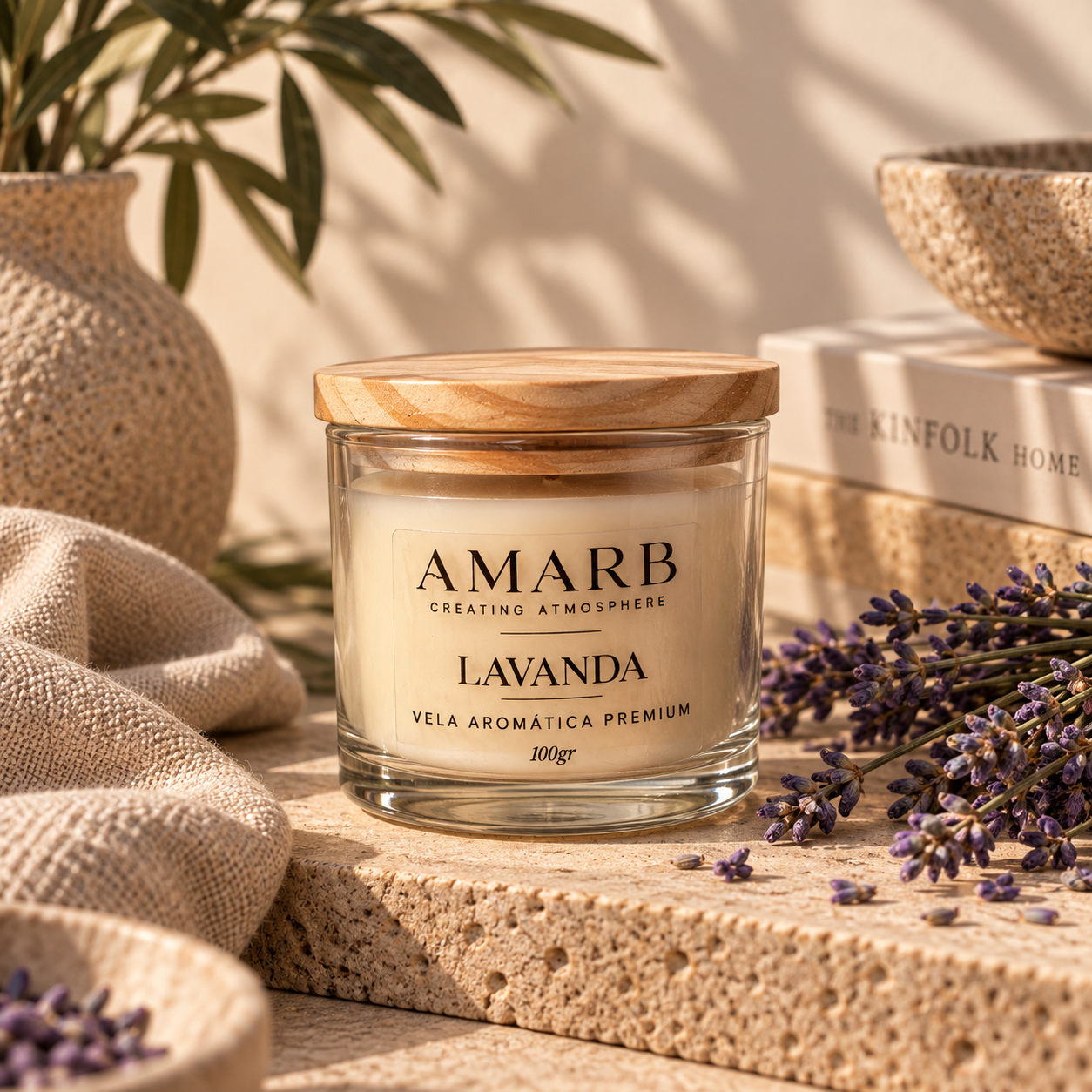 Vela Aromática Essential - Lavanda