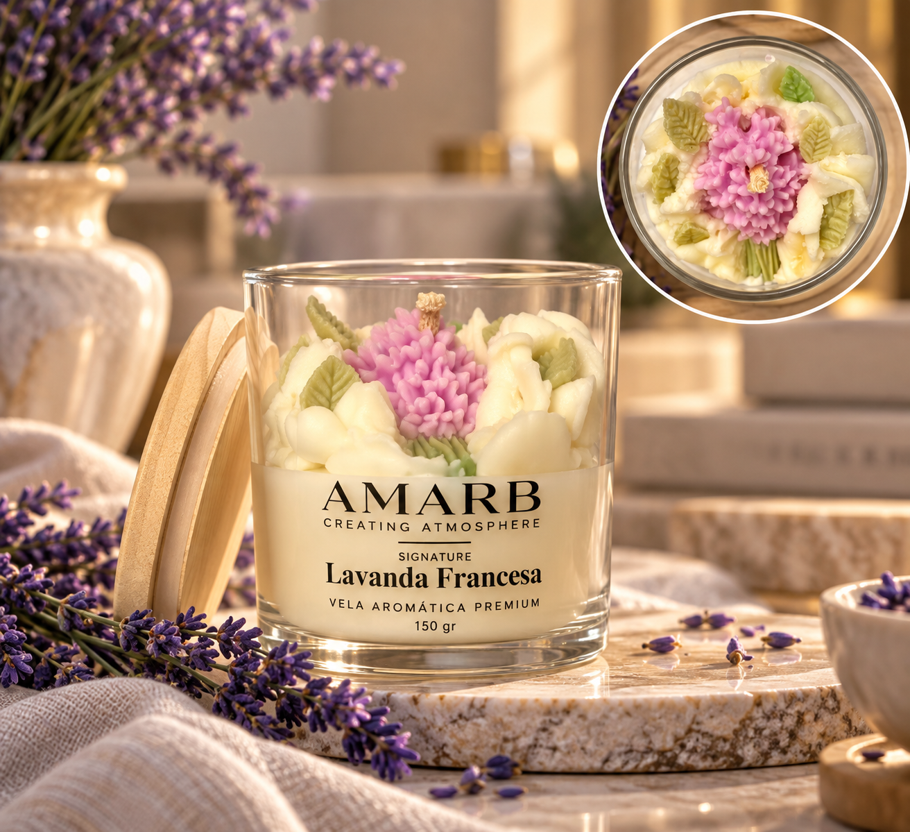 Vela Aromática Signature - Lavanda Francesa
