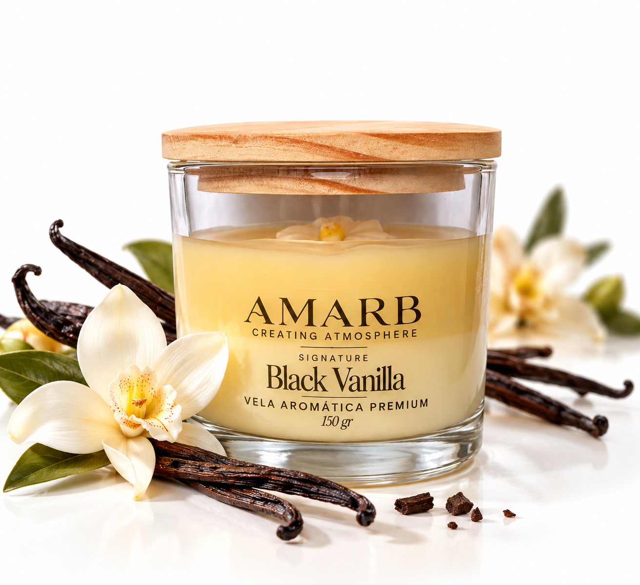 Vela Aromática Signature - Black Vanilla