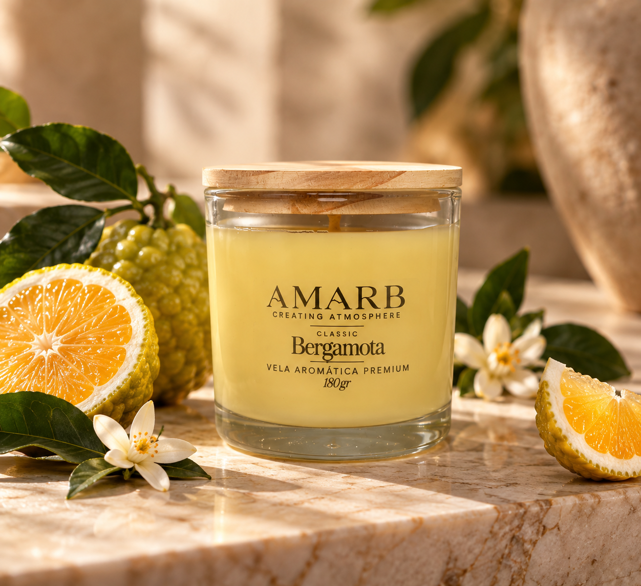 Vela Aromática Classic - Bergamota