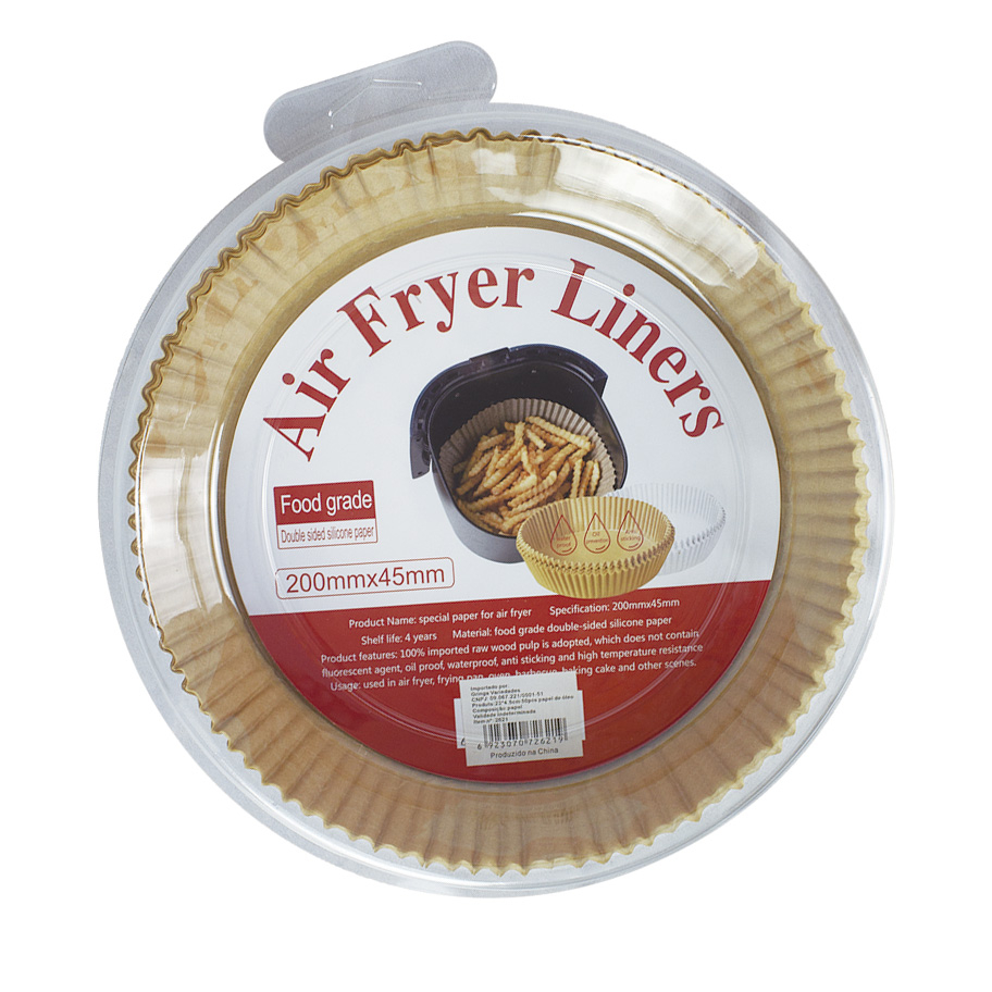 Forma Descartável para Air Fryer 20cm