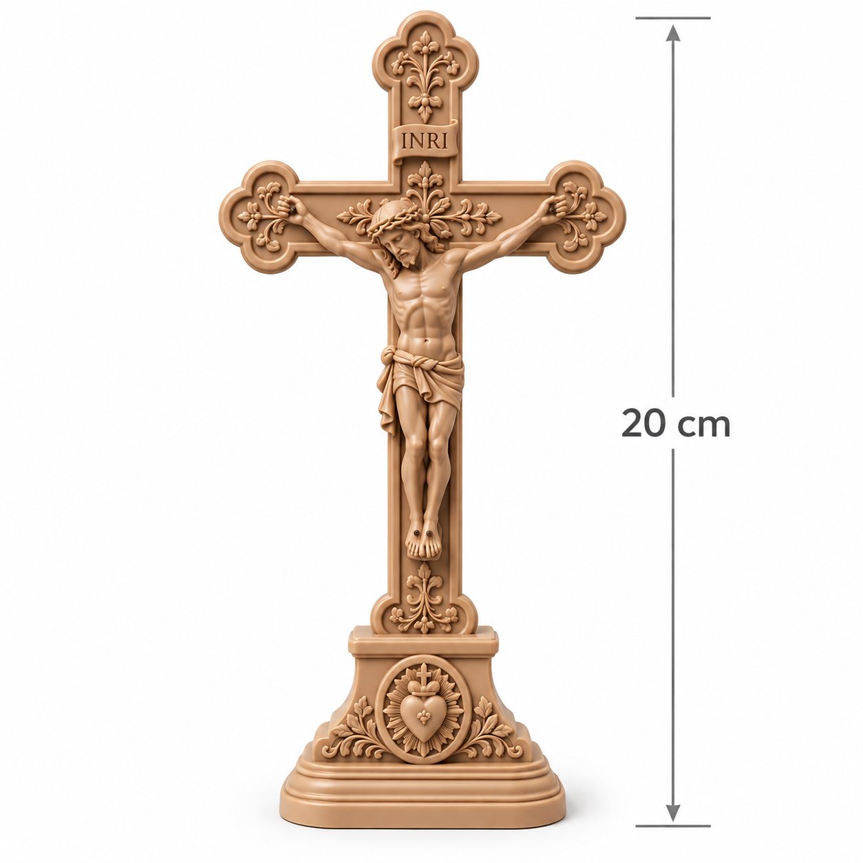 Crucifixo de Mesa Jesus Cristo Católico para Altar e Oratório