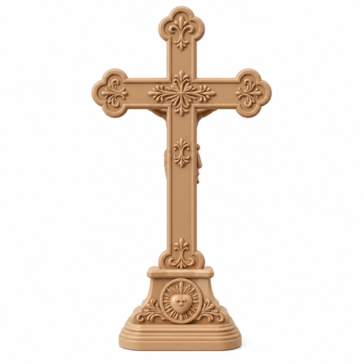 Crucifixo de Mesa Jesus Cristo Católico para Altar e Oratório