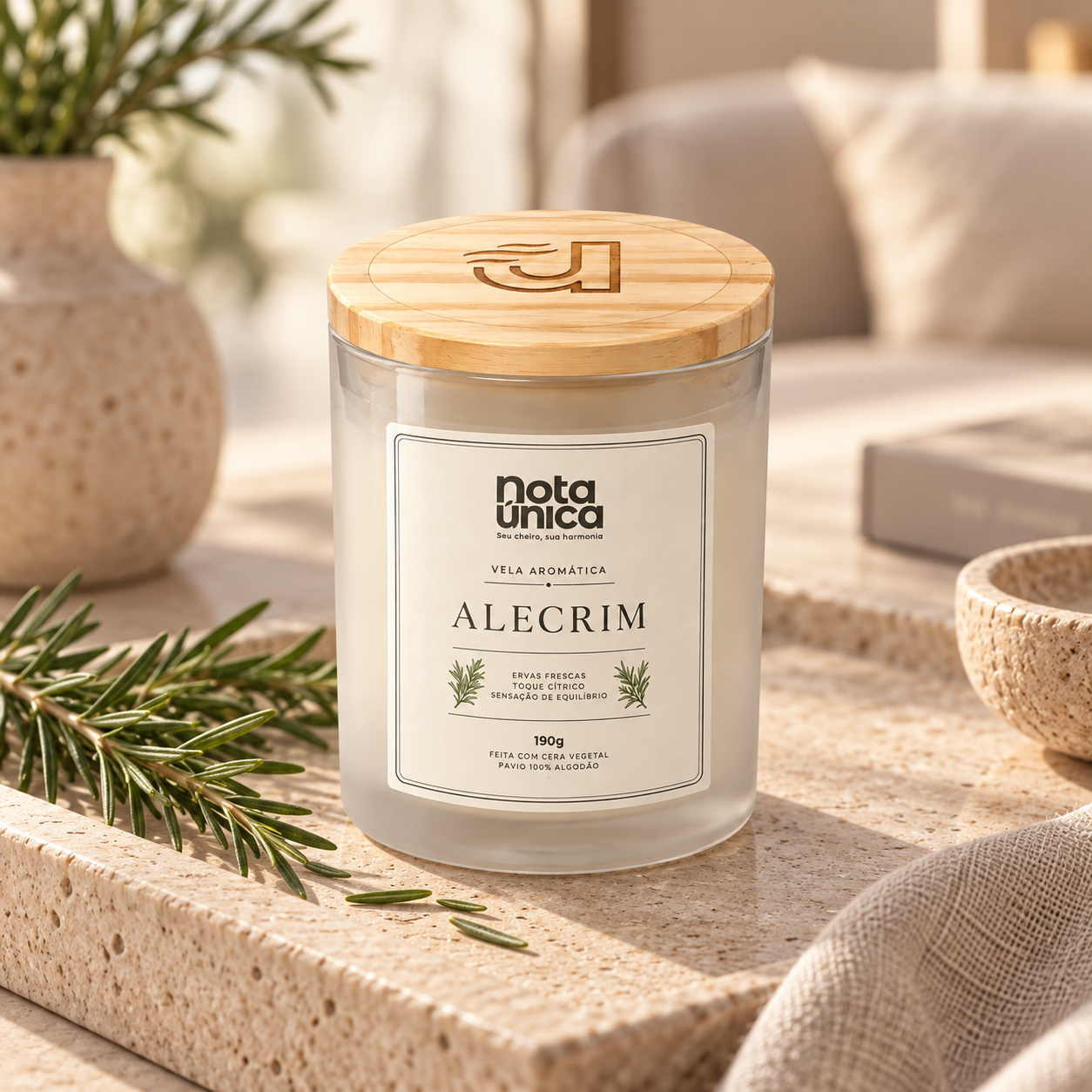 Vela Aromática teste 190g
