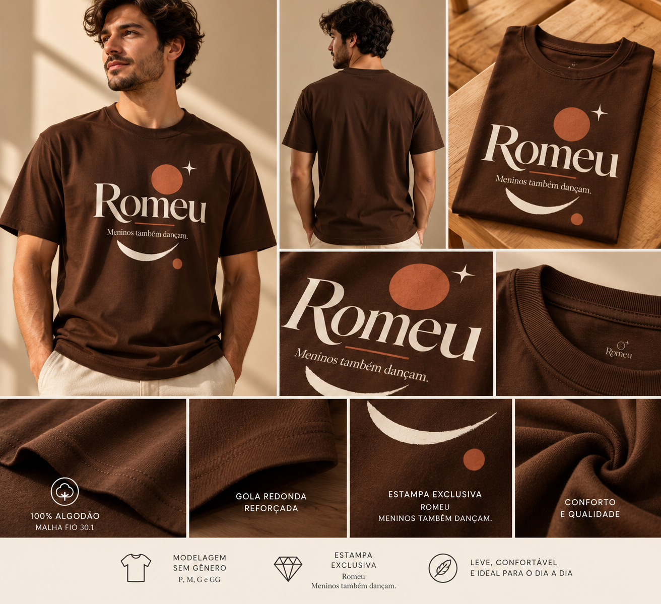 Camiseta Meninos Também Dançam | Romeu