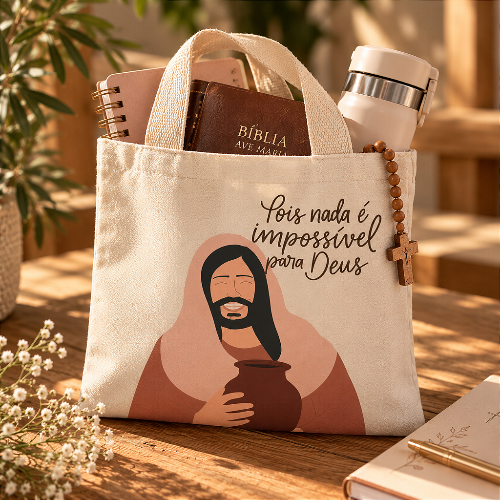 Mini Ecobag Impossível 25x30cm