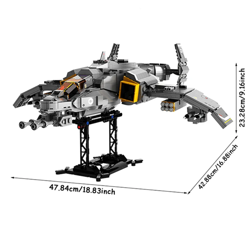 A Nave Espacial Phantom Fighter Attack 50 cm - Blocos de Montar