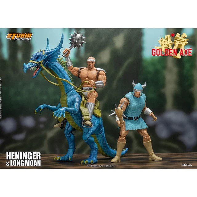 Action Figure 2 pack Heninger e Long Moan Golden Axe - Storm Collectibles