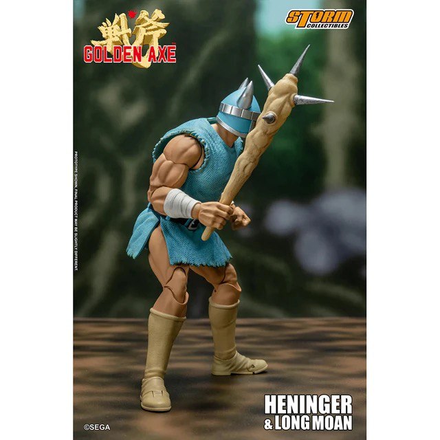 Action Figure 2 pack Heninger e Long Moan Golden Axe - Storm Collectibles