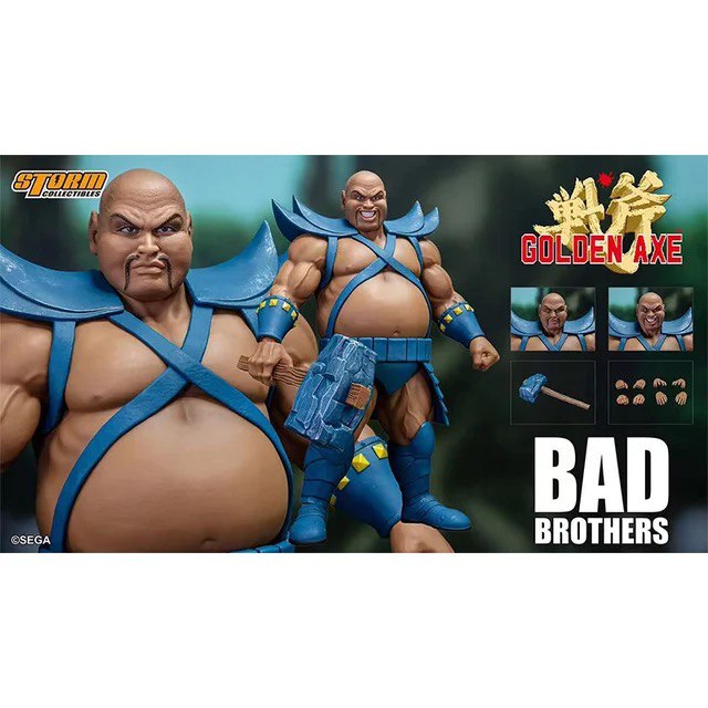Action Figure Bad Brothers Ver. Blue Golden Axe - Storm Collectibles