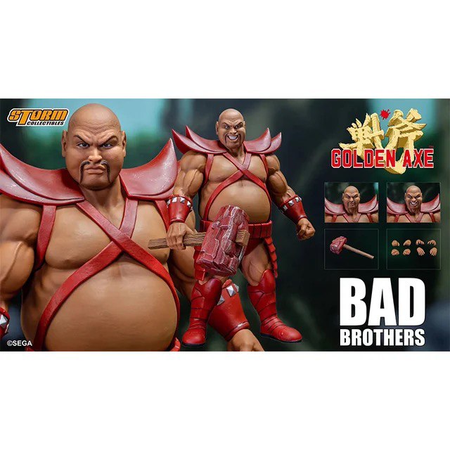 Action Figure Bad Brothers Ver. Red Golden Axe - Storm Collectibles