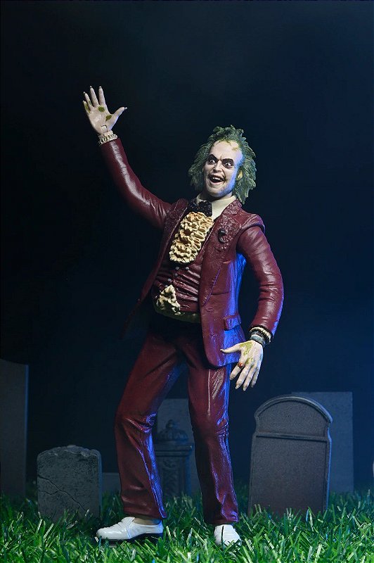 Action Figure Beetlejuice 1988 Beetlejuice in Red Tux - Original NECA