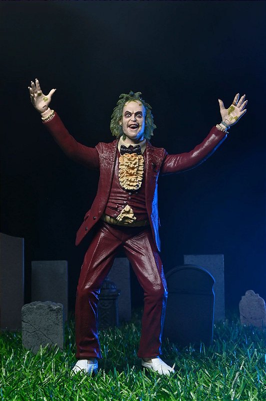 Action Figure Beetlejuice 1988 Beetlejuice in Red Tux - Original NECA