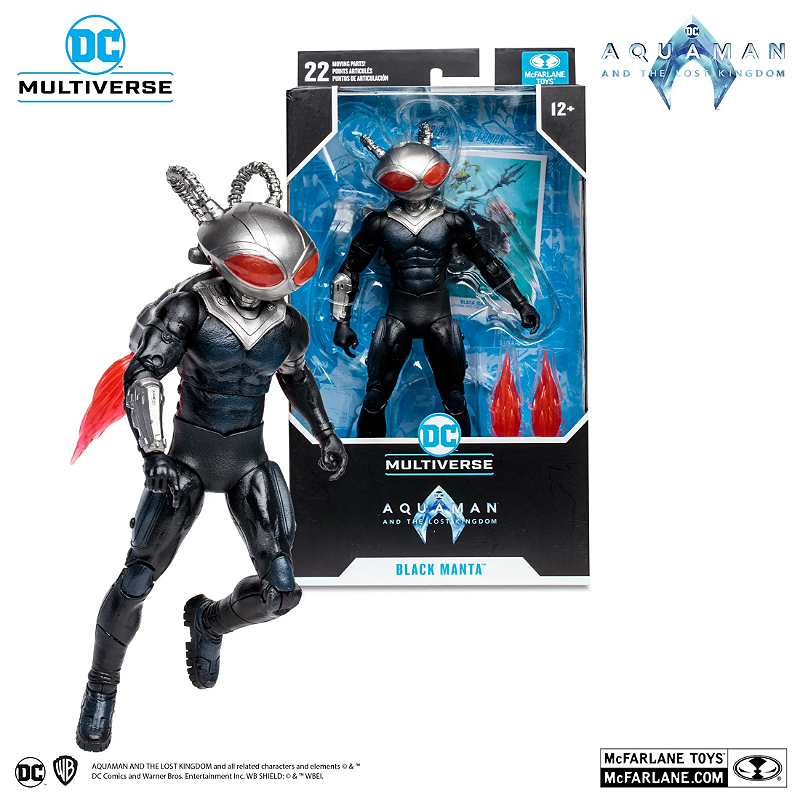 Action Figure Black Manta Aquaman 2 - McFarlane
