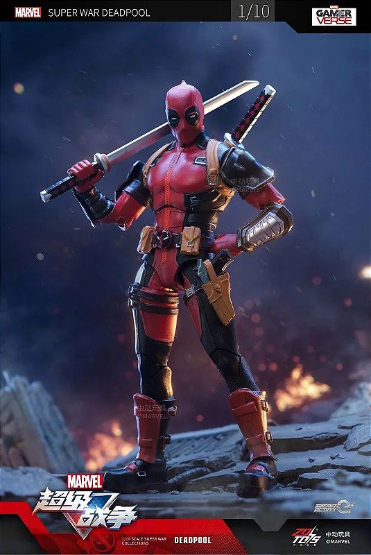 Action Figure Deadpool Gamer Verse Marvel - Original ZD Toys