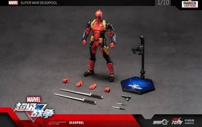 Action Figure Deadpool Gamer Verse Marvel - Original ZD Toys