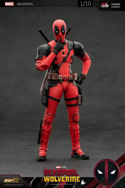 Action Figure Deadpool Marvel Deadpool e Wolverine - Original ZD Toys