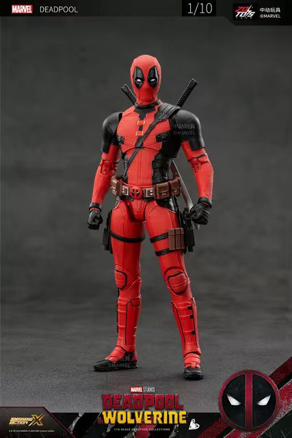 Action Figure Deadpool Marvel Deadpool e Wolverine - Original ZD Toys
