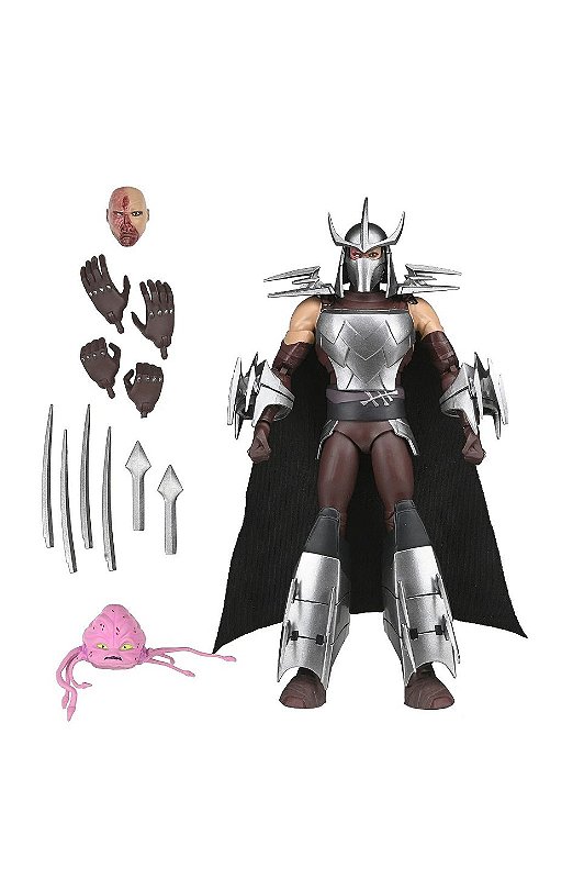 Action Figure Destruidor (Shredder) TMNT Cartoon 2012 Ultimate - Original NECA