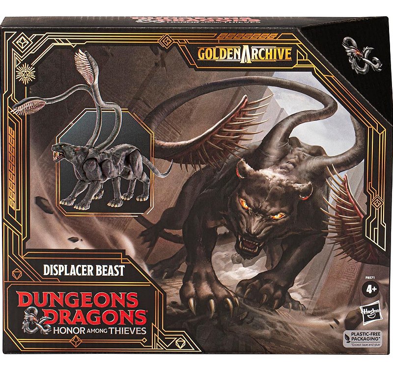 Action Figure Dungeons and Dragons Displacer Beast Golden Archive - Hasbro