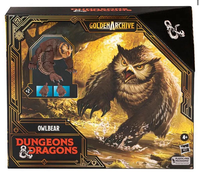 Action Figure Dungeons and Dragons Owlbear Golden Archive - Hasbro