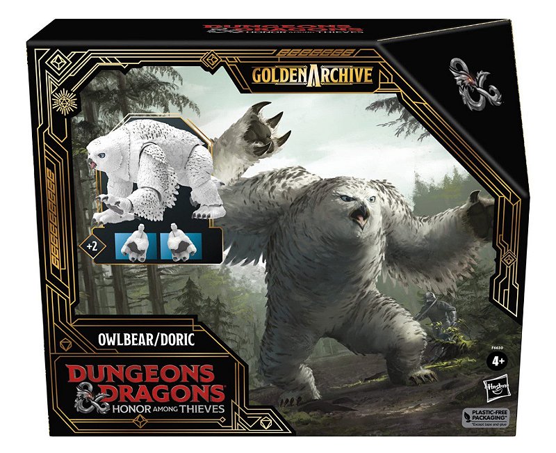Action Figure Dungeons and Dragons Owlbear/Doric Golden Archive - Hasbro
